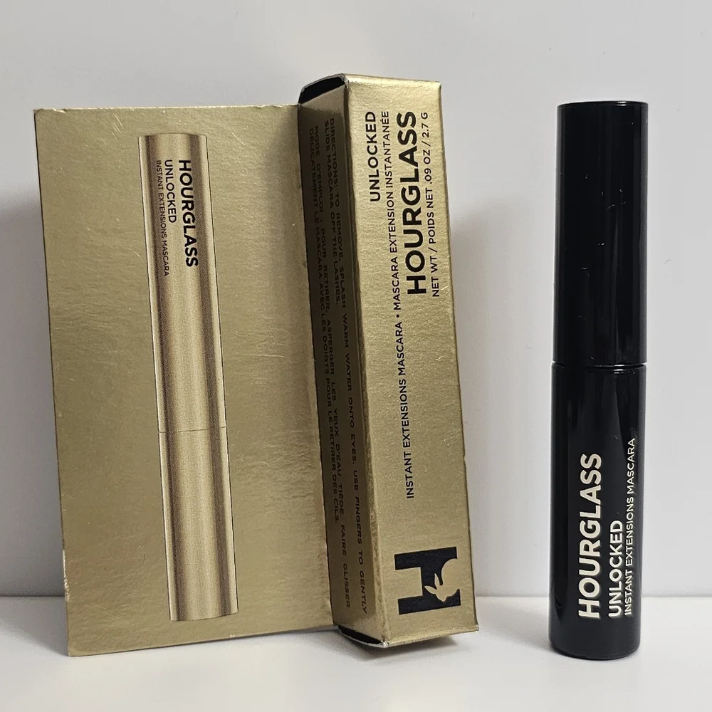 HOURGLASS Unlocked Instant Extensions Mascara mini .09 oz new in box eye makeup
